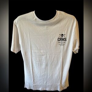Crooks White Men's T-Shirt Sz M